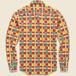 Knit Ottoman Workshirt - Red/Teal Multi - RRL - STAG Provisions - Tops - L/S Woven - Plaid