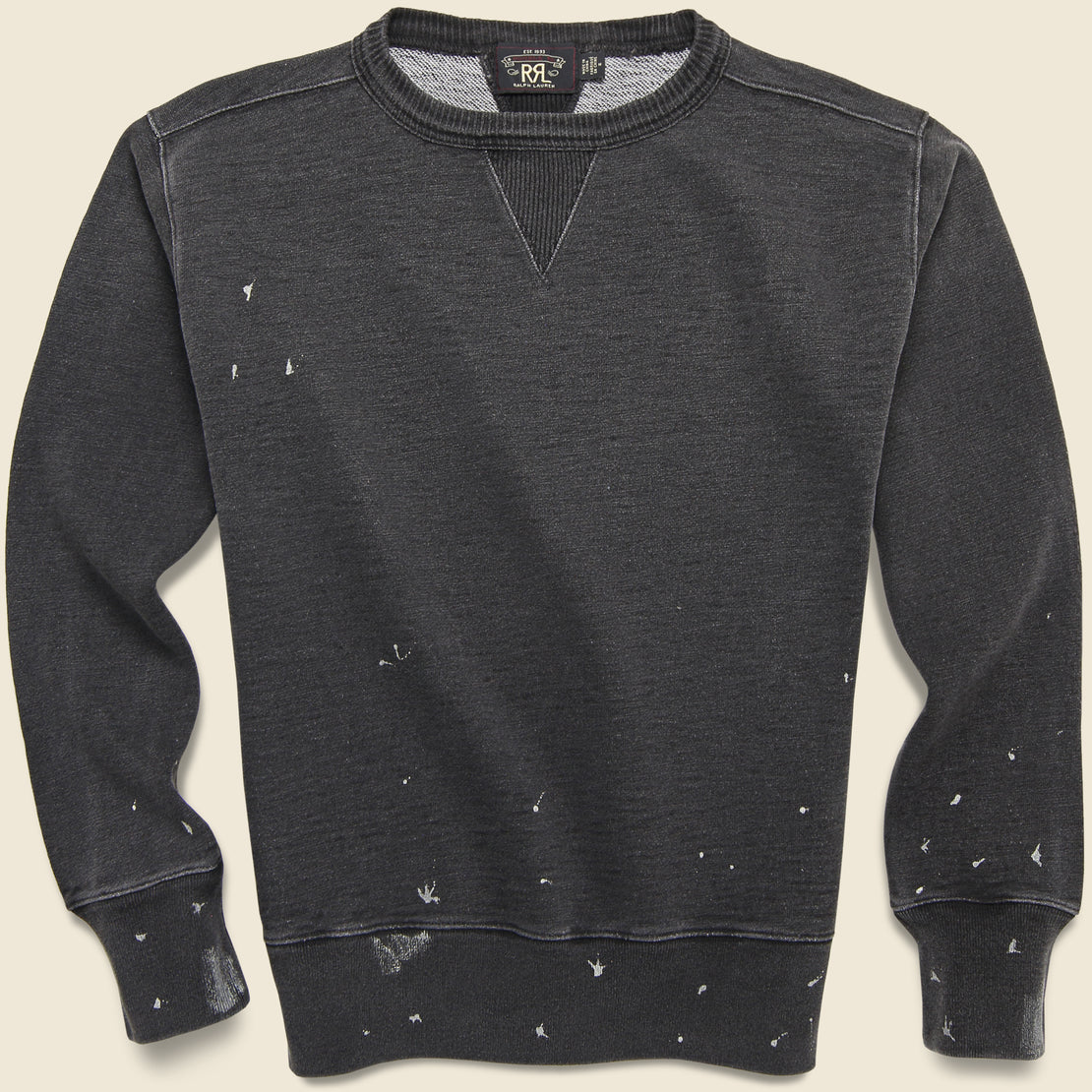 Patterned Slim Fit Grey Sweatshirt - Wessi