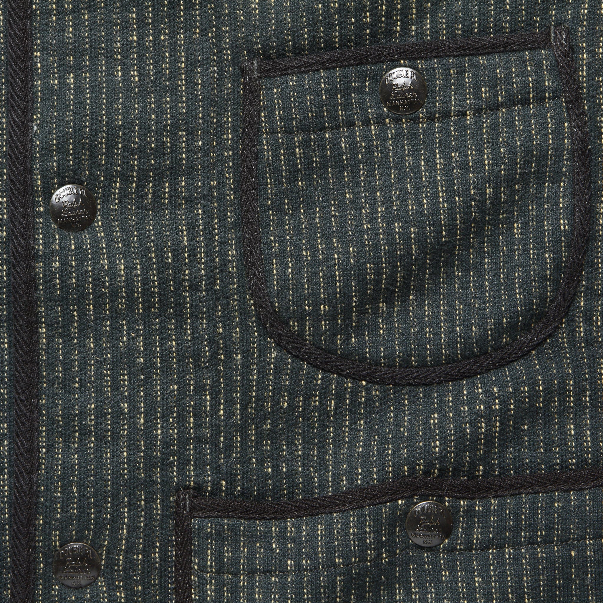 Shawl Shirt Jacket - Black Multi - RRL - STAG Provisions - Outerwear - Coat / Jacket