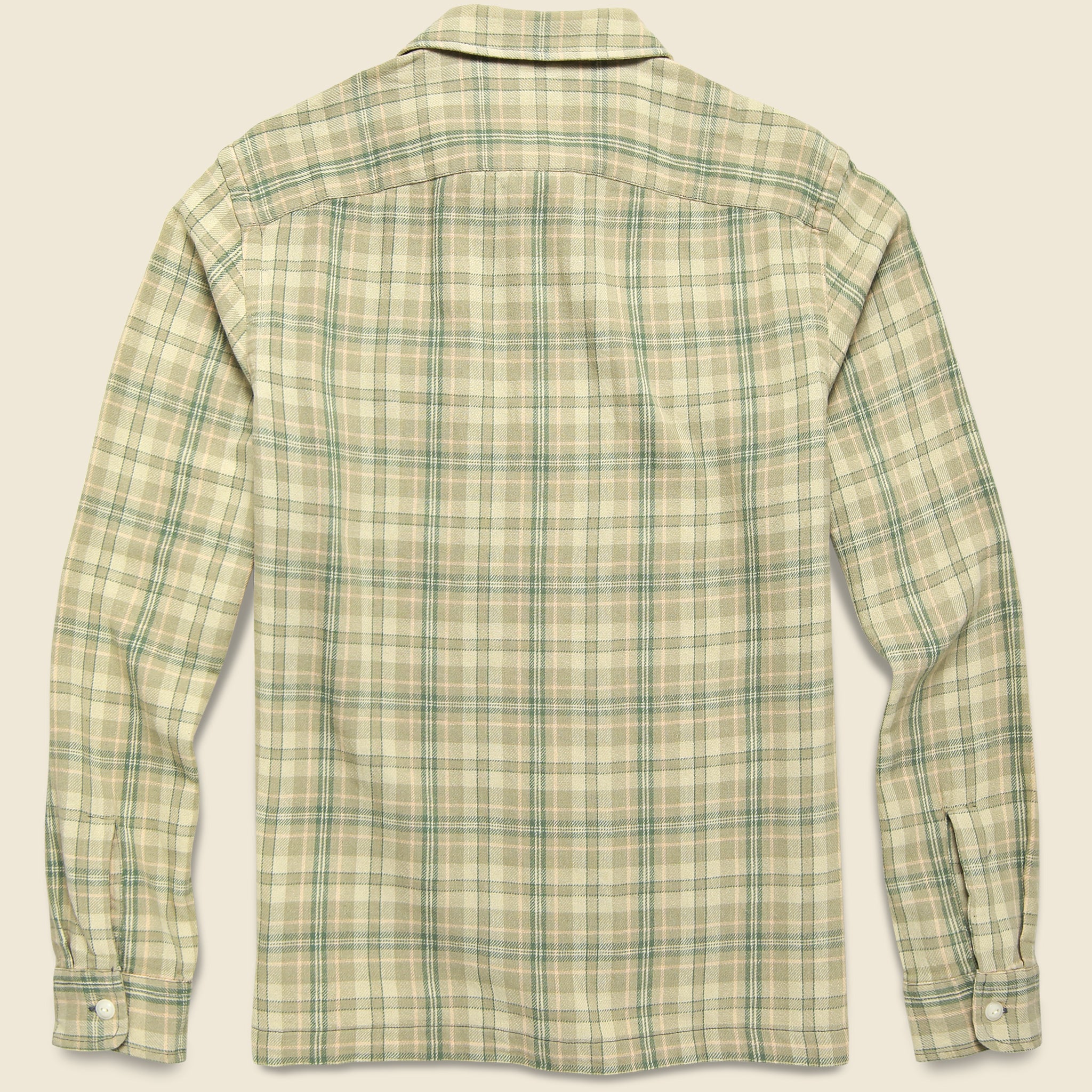 
                          Carter Camp Shirt - Sage/Tan - RRL - STAG Provisions - Tops - L/S Woven - Plaid
                        