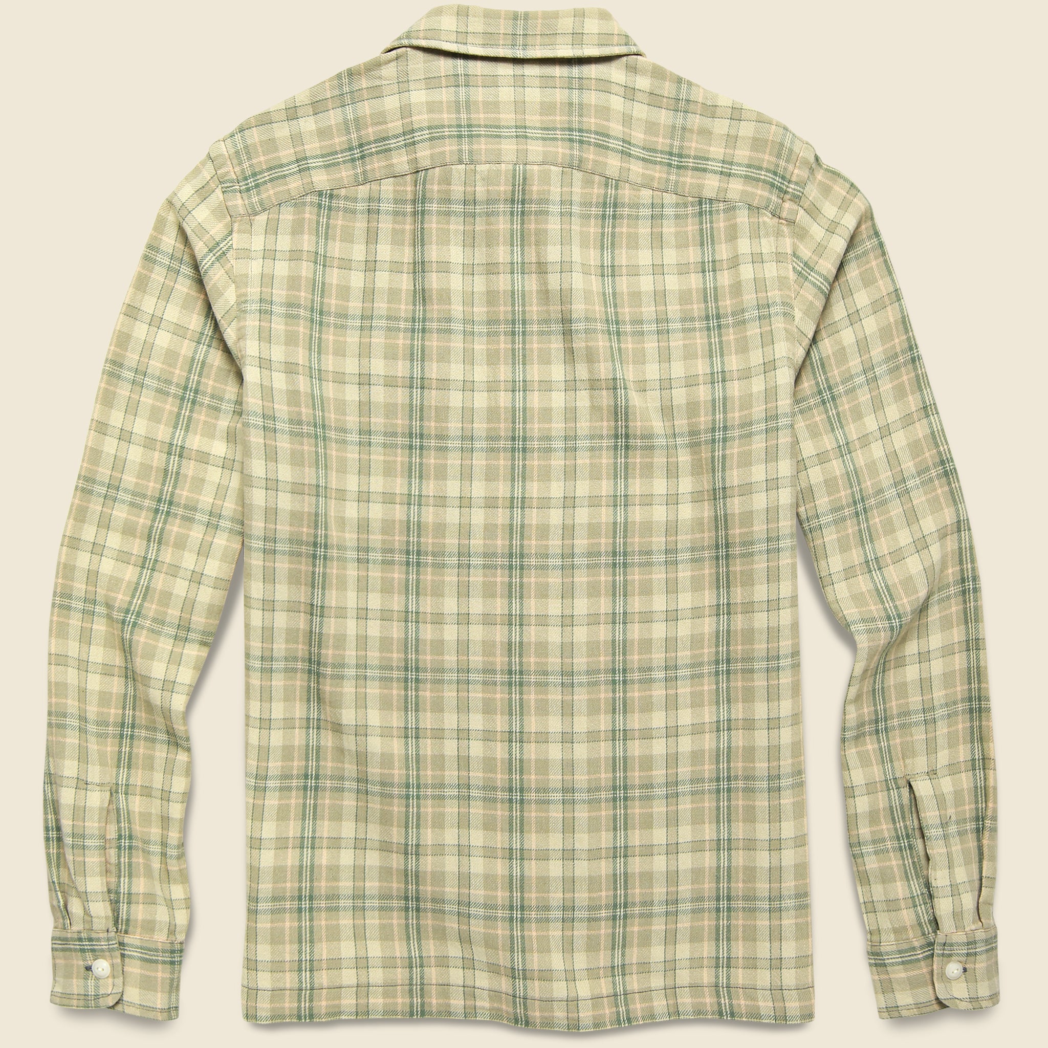 Carter Camp Shirt - Sage/Tan - RRL - STAG Provisions - Tops - L/S Woven - Plaid