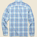 Plaid Twill Camp Shirt - Blue/Cream - RRL - STAG Provisions - Tops - L/S Woven - Plaid