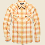Buffalo Western Shirt - Sunset Orange - RRL - STAG Provisions - Tops - L/S Woven - Plaid