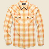 Buffalo Western Shirt - Sunset Orange - RRL - STAG Provisions - Tops - L/S Woven - Plaid