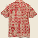 2 Pocket Camp Shirt - Red/Tan - RRL - STAG Provisions - Tops - S/S Woven - Other Pattern