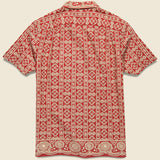 2 Pocket Camp Shirt - Red/Tan - RRL - STAG Provisions - Tops - S/S Woven - Other Pattern