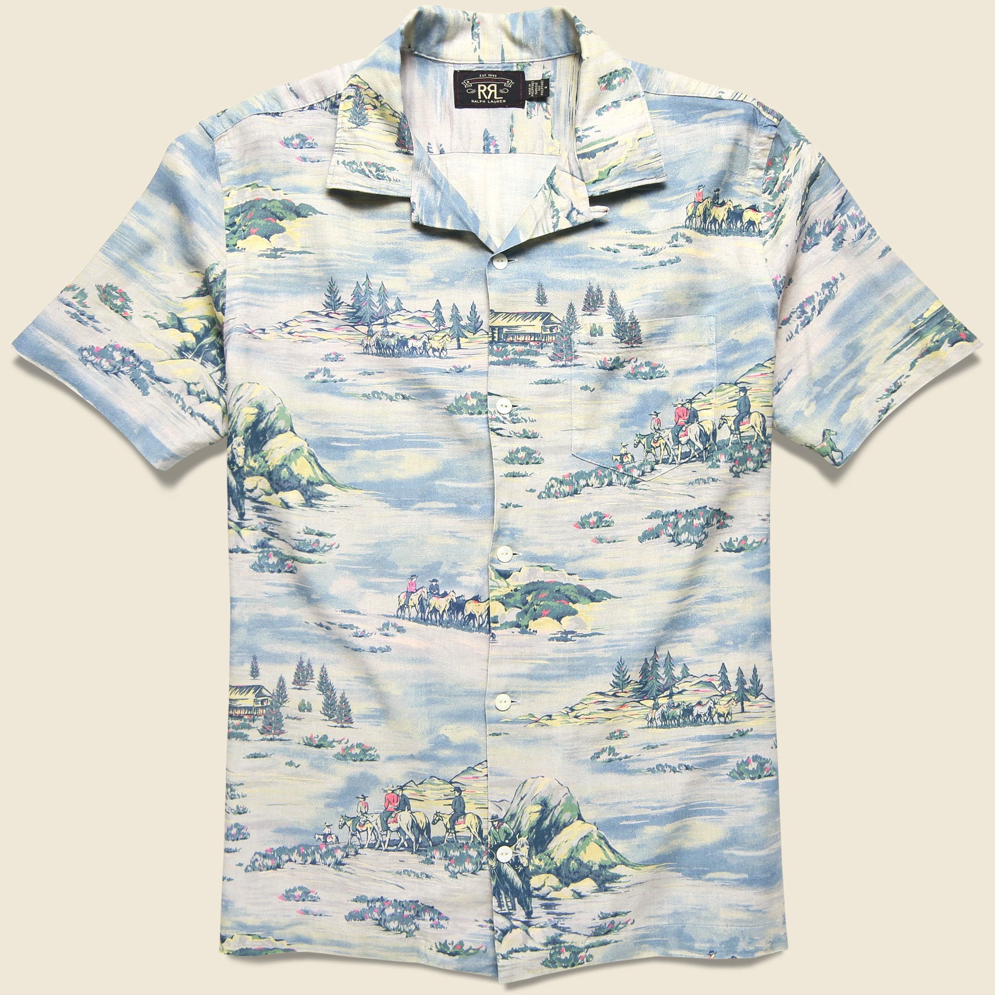 Aloha Camp Shirt - Multi - RRL - STAG Provisions - Tops - S/S Woven - Other Pattern