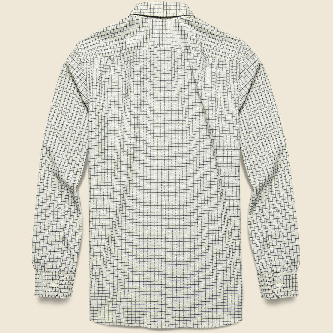 Eli Pocket Shirt - Cream/Blue - RRL - STAG Provisions - Tops - L/S Woven - Plaid