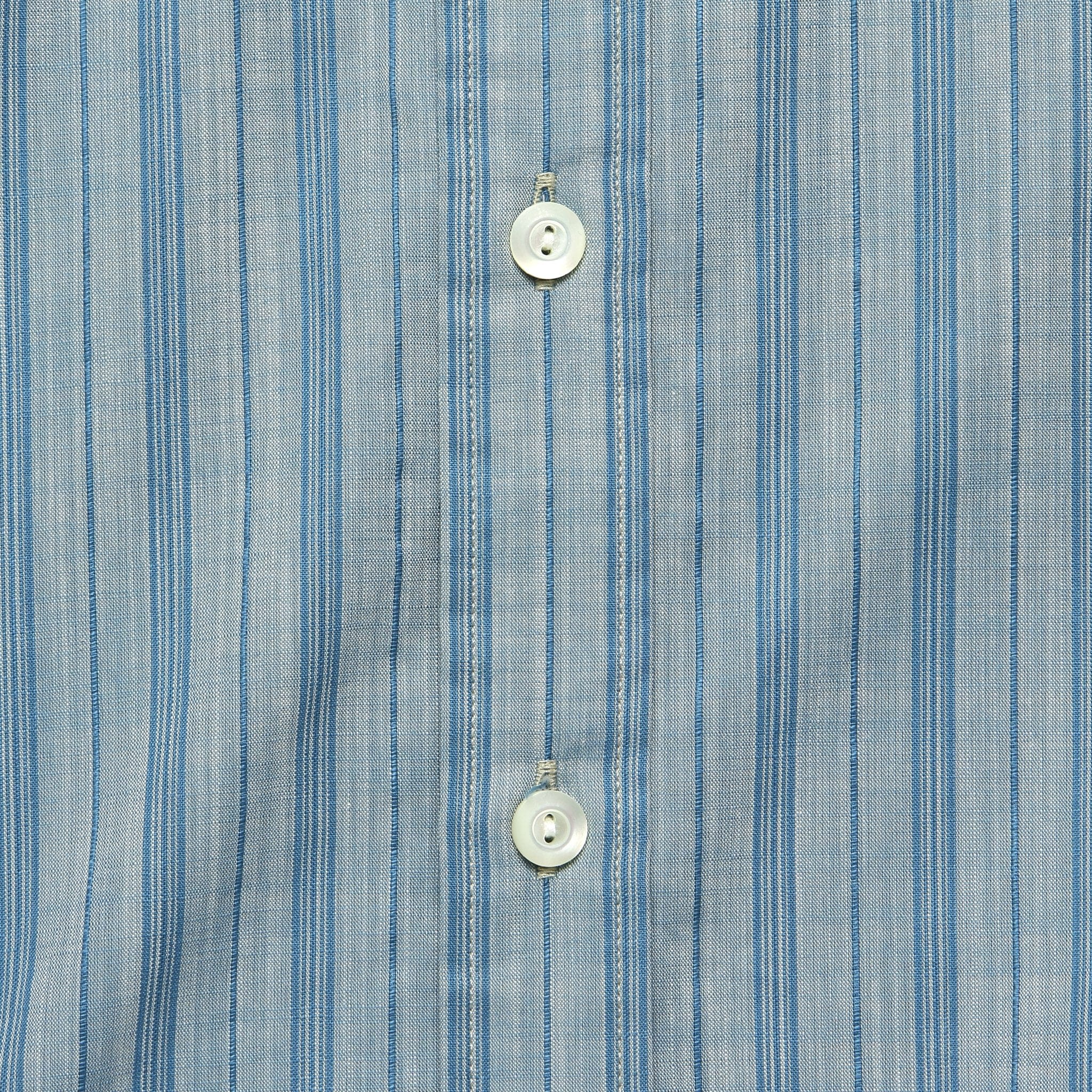 
                          Slim Fit Striped Dobby Shirt - Vintage Blue - RRL - STAG Provisions - Tops - L/S Woven - Stripe
                        