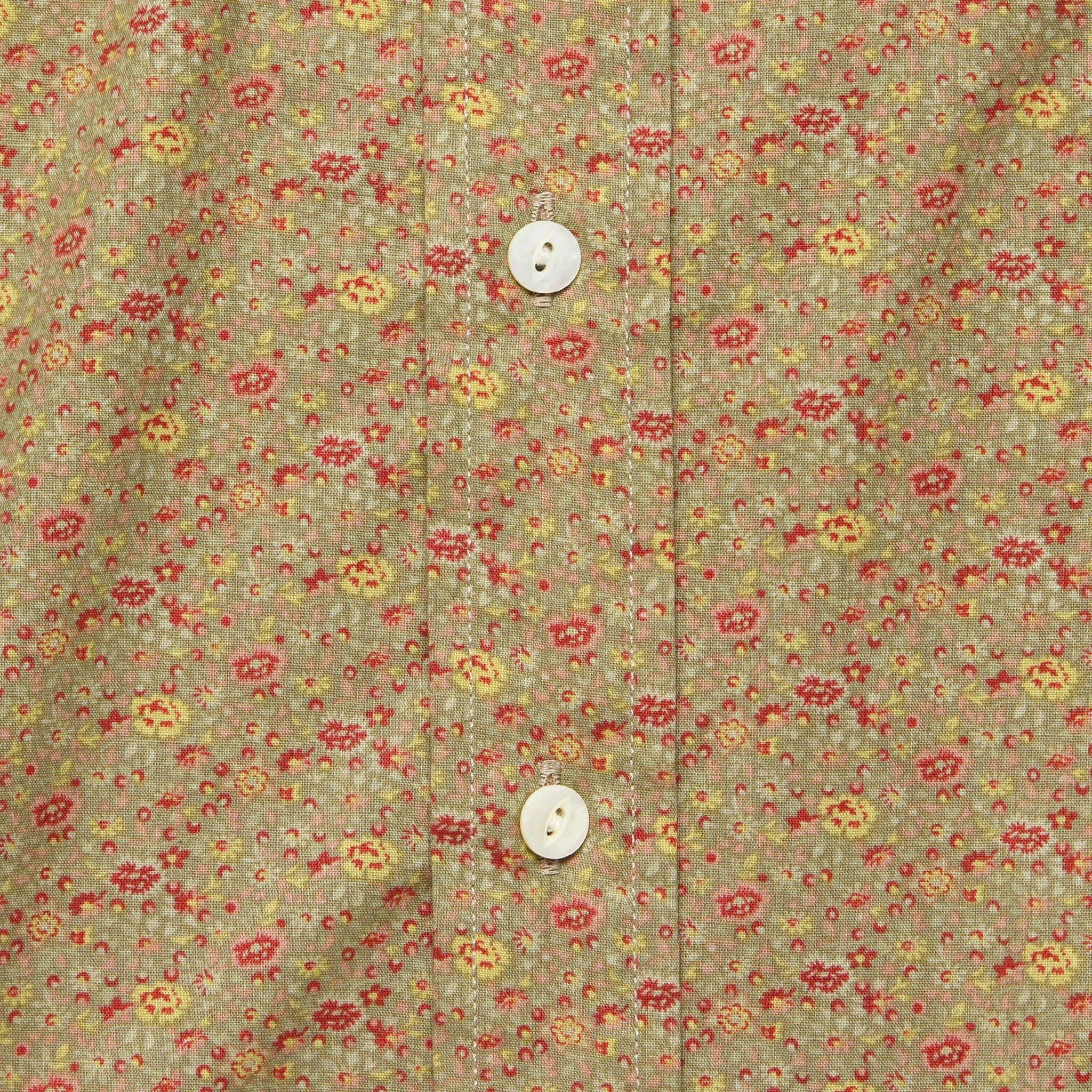 Slim Fit Floral-Print Western Shirt - Tan/Multi - RRL - STAG Provisions - Tops - L/S Woven - Other Pattern
