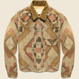 Limited-Edition Roughout Suede Jacket - Tan/Multi - RRL - STAG Provisions - Outerwear - Shirt Jacket