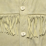 Fringe Suede Jacket - Bone - RRL - STAG Provisions - Outerwear - Coat / Jacket