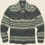 Wool-Cashmere Sweater Jacket - Green Multi - RRL - STAG Provisions - Outerwear - Coat / Jacket