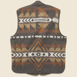 Wool-Cashmere Sweater Vest - Brown Multi - RRL - STAG Provisions - Outerwear - Vest