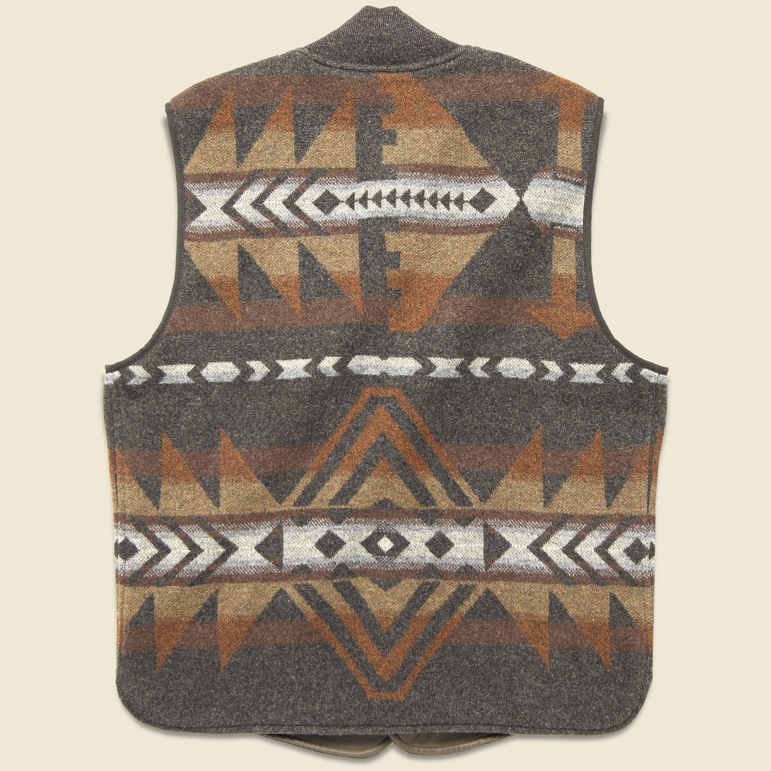 Wool-Cashmere Sweater Vest - Brown Multi - RRL - STAG Provisions - Outerwear - Vest