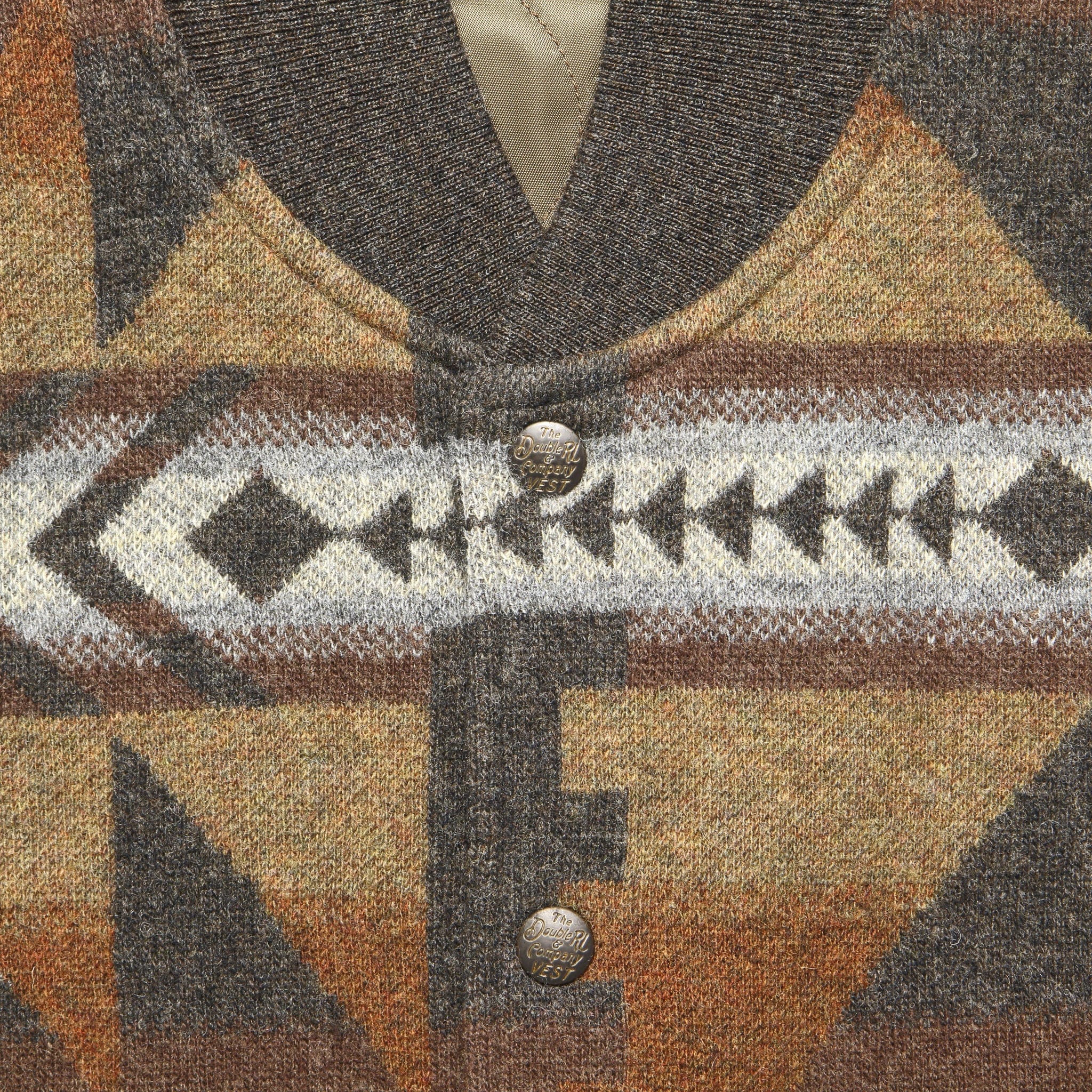 
                          Wool-Cashmere Sweater Vest - Brown Multi - RRL - STAG Provisions - Outerwear - Vest
                        