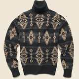 Turtle Neck Pullover - Black Multi - RRL - STAG Provisions - Tops - Sweater