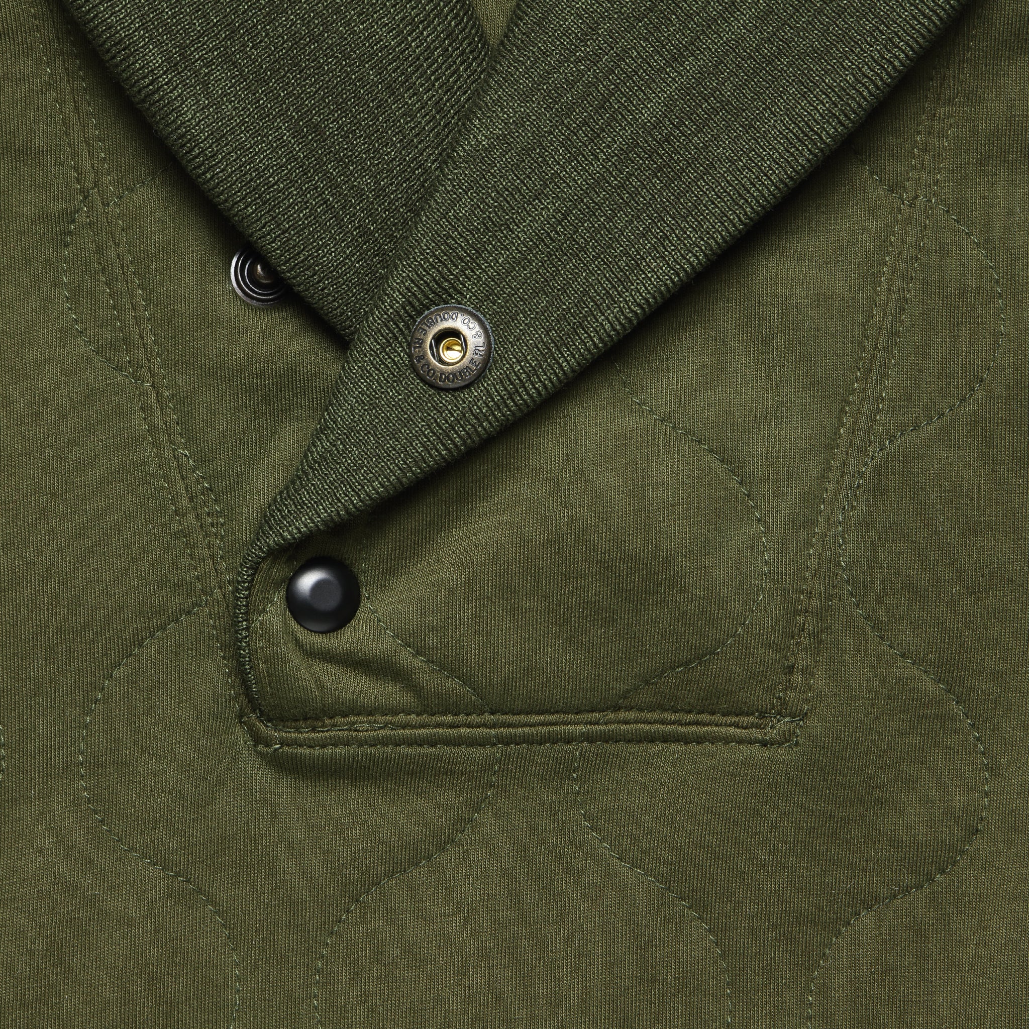 
                          Quilted Jersey Pullover - Olive - RRL - STAG Provisions - Tops - Fleece / Sweatshirt
                        