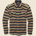 Wrangler Western Shirt - Brown Multi - RRL - STAG Provisions - Tops - L/S Woven - Stripe