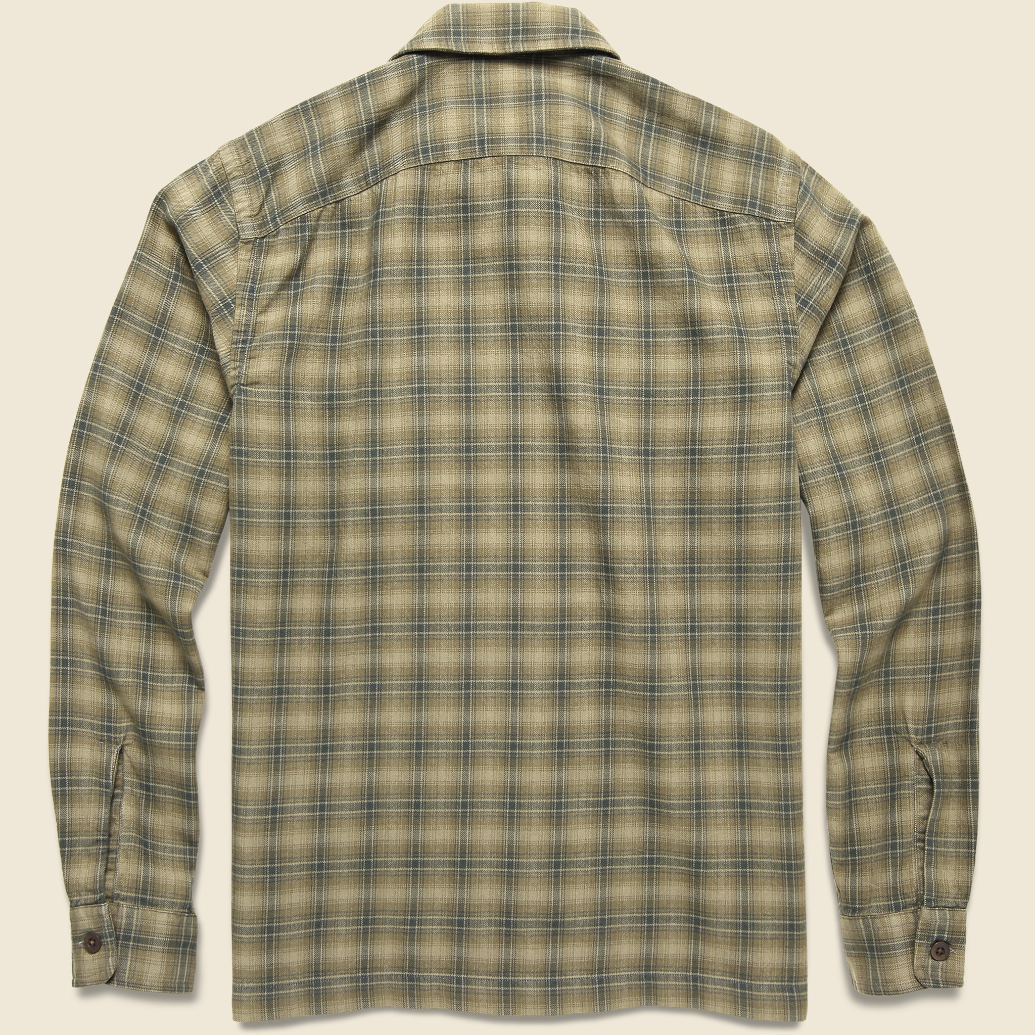 
                          Carter Camp Shirt - Olive - RRL - STAG Provisions - Tops - L/S Woven - Plaid
                        