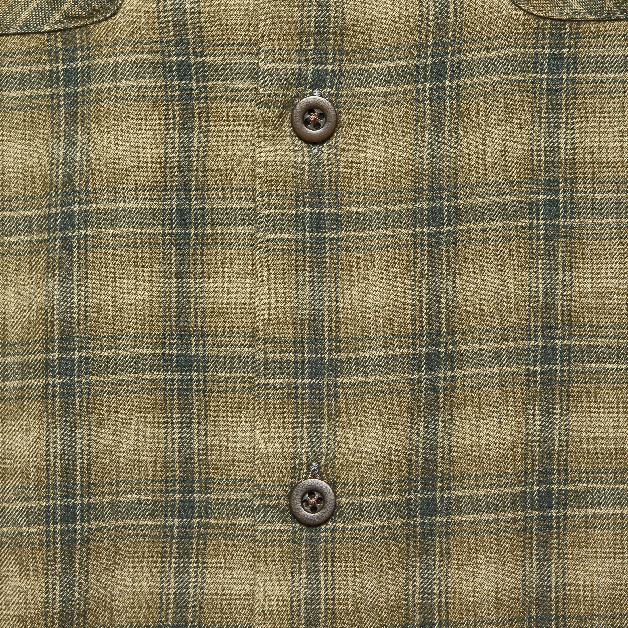 
                          Carter Camp Shirt - Olive - RRL - STAG Provisions - Tops - L/S Woven - Plaid
                        