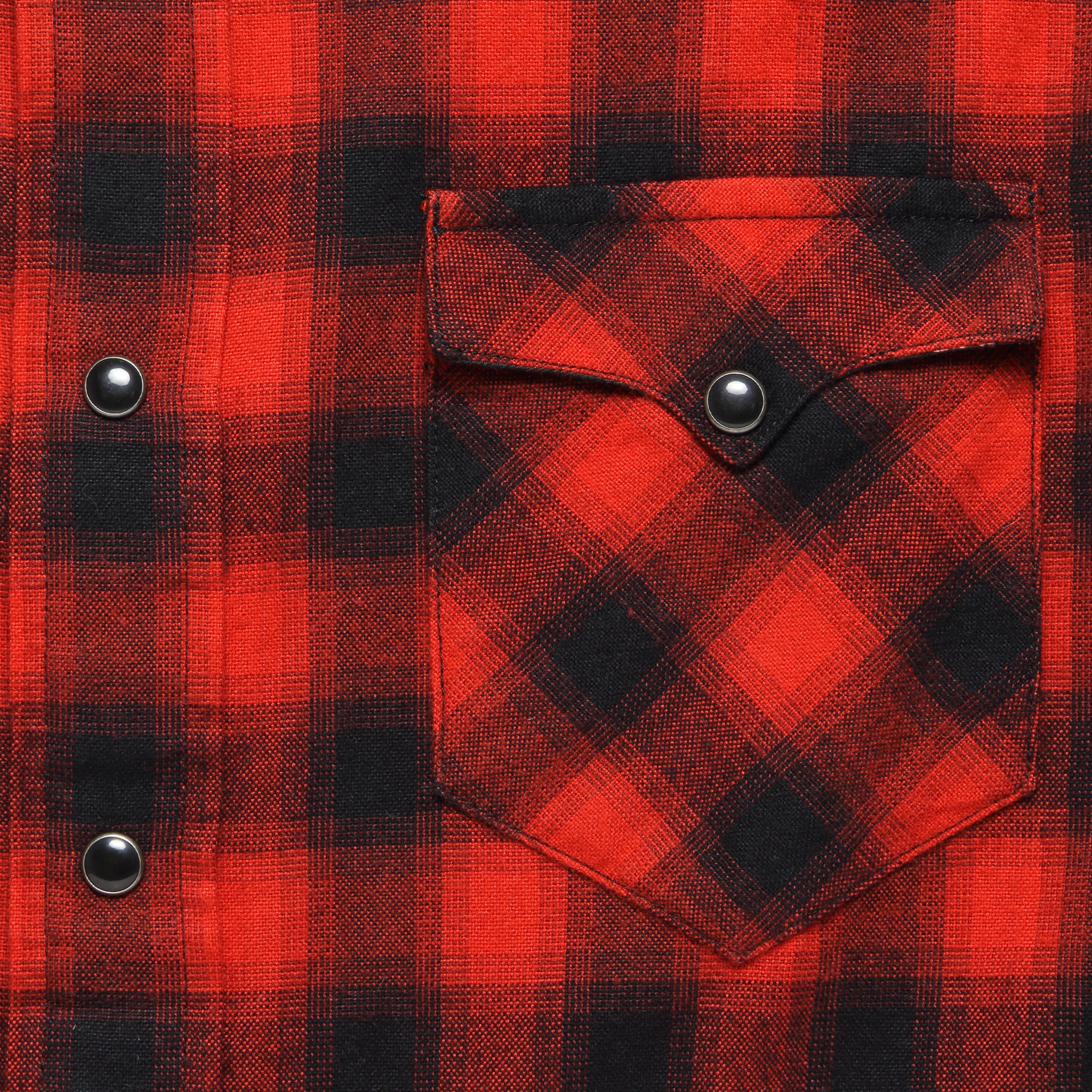 
                          Buffalo Western Shirt - Red/Black - RRL - STAG Provisions - Tops - L/S Woven - Plaid
                        