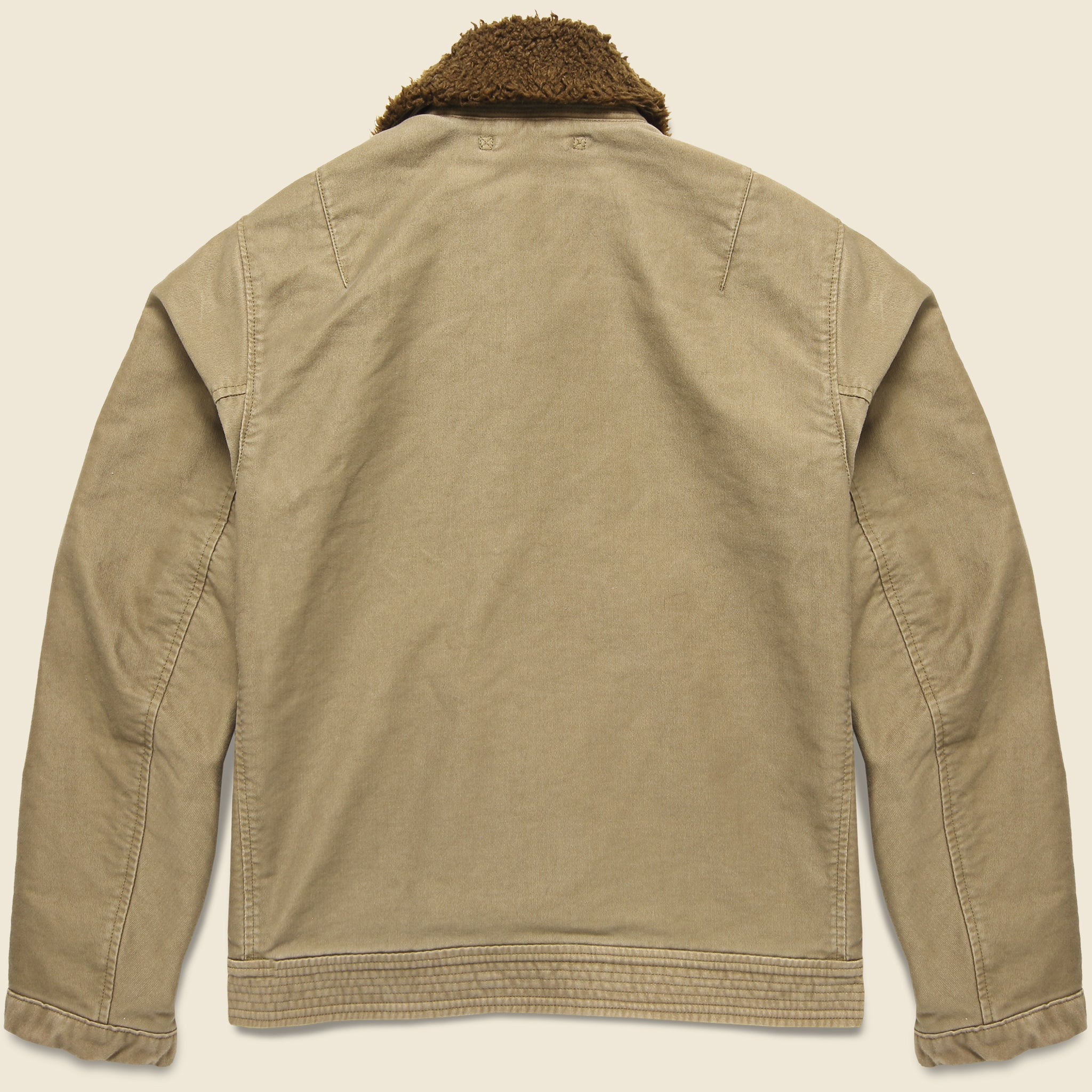 
                          Fleece-Collar Jungle Cloth Jacket - Olive - RRL - STAG Provisions - Outerwear - Coat / Jacket
                        