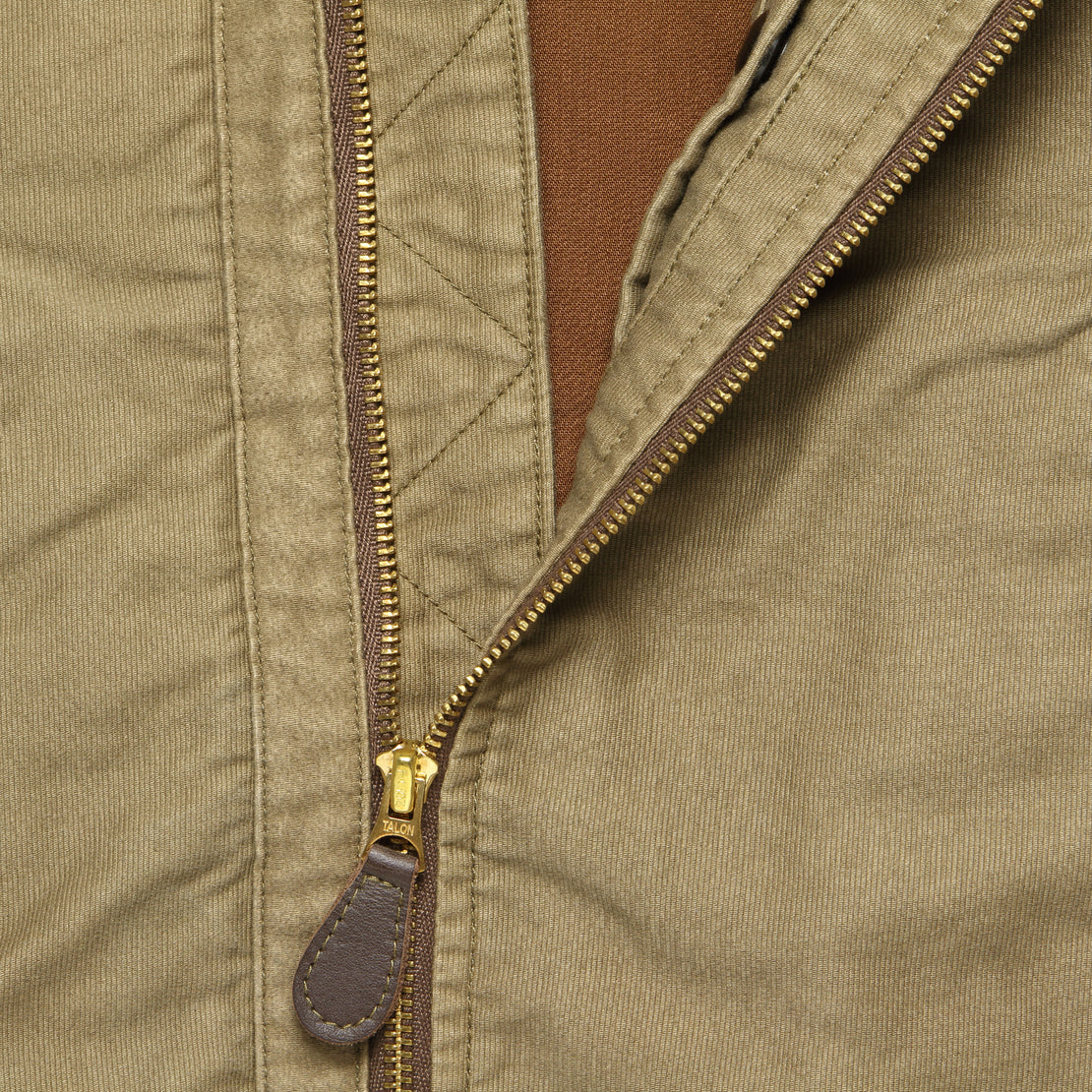 Fleece-Collar Jungle Cloth Jacket - Olive - RRL - STAG Provisions - Outerwear - Coat / Jacket
