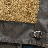 Leather & Shearling Jacket - Black/Brown/Tan - RRL - STAG Provisions - Outerwear - Coat / Jacket