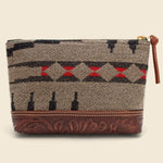Large Gusset Pouch - Grey/Black/Red/Green/Brown - RRL - STAG Provisions - Accessories - Bags / Luggage