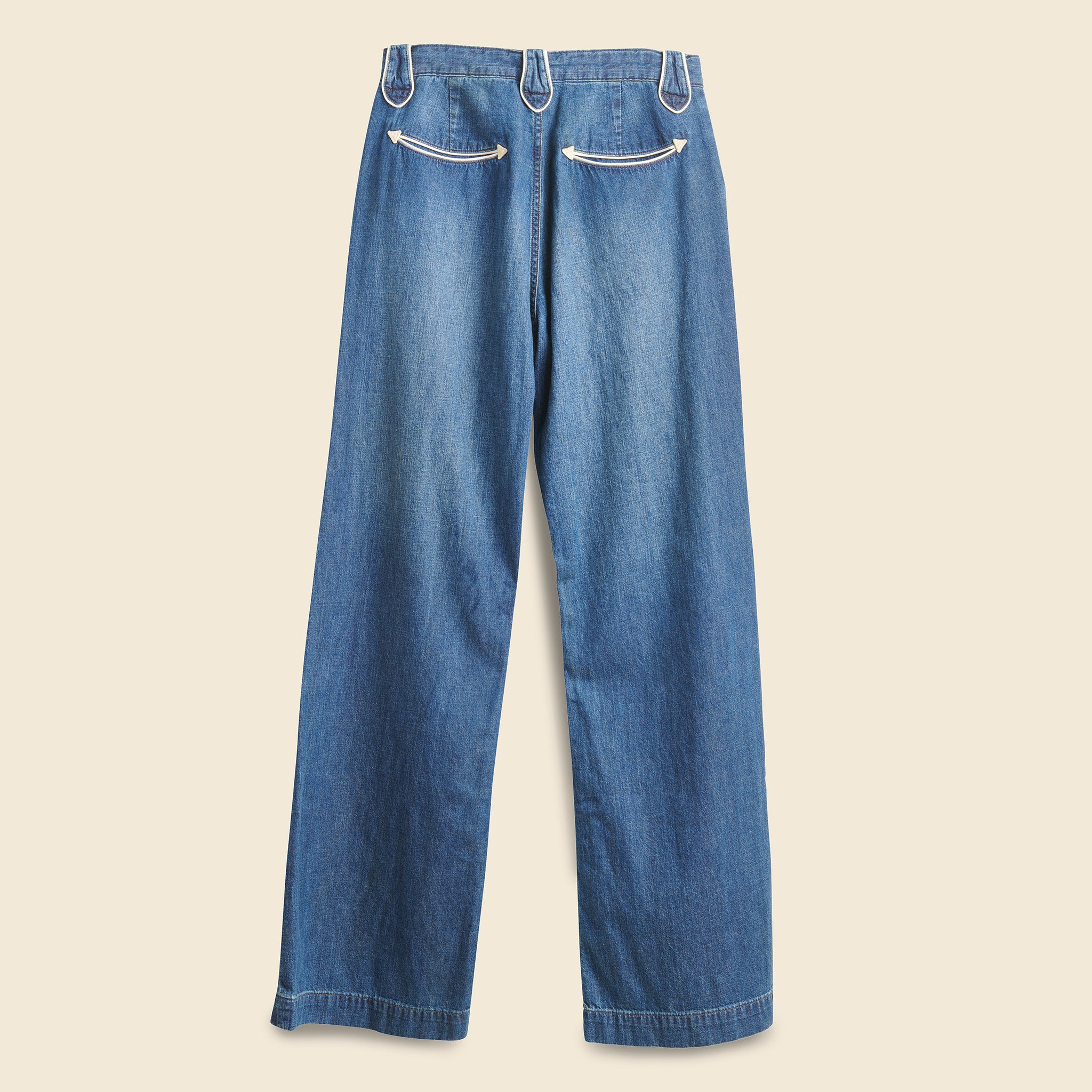 
                          Andie Denim Ranch Pant - Christie Wash - RRL - STAG Provisions - W - Pants - Denim
                        