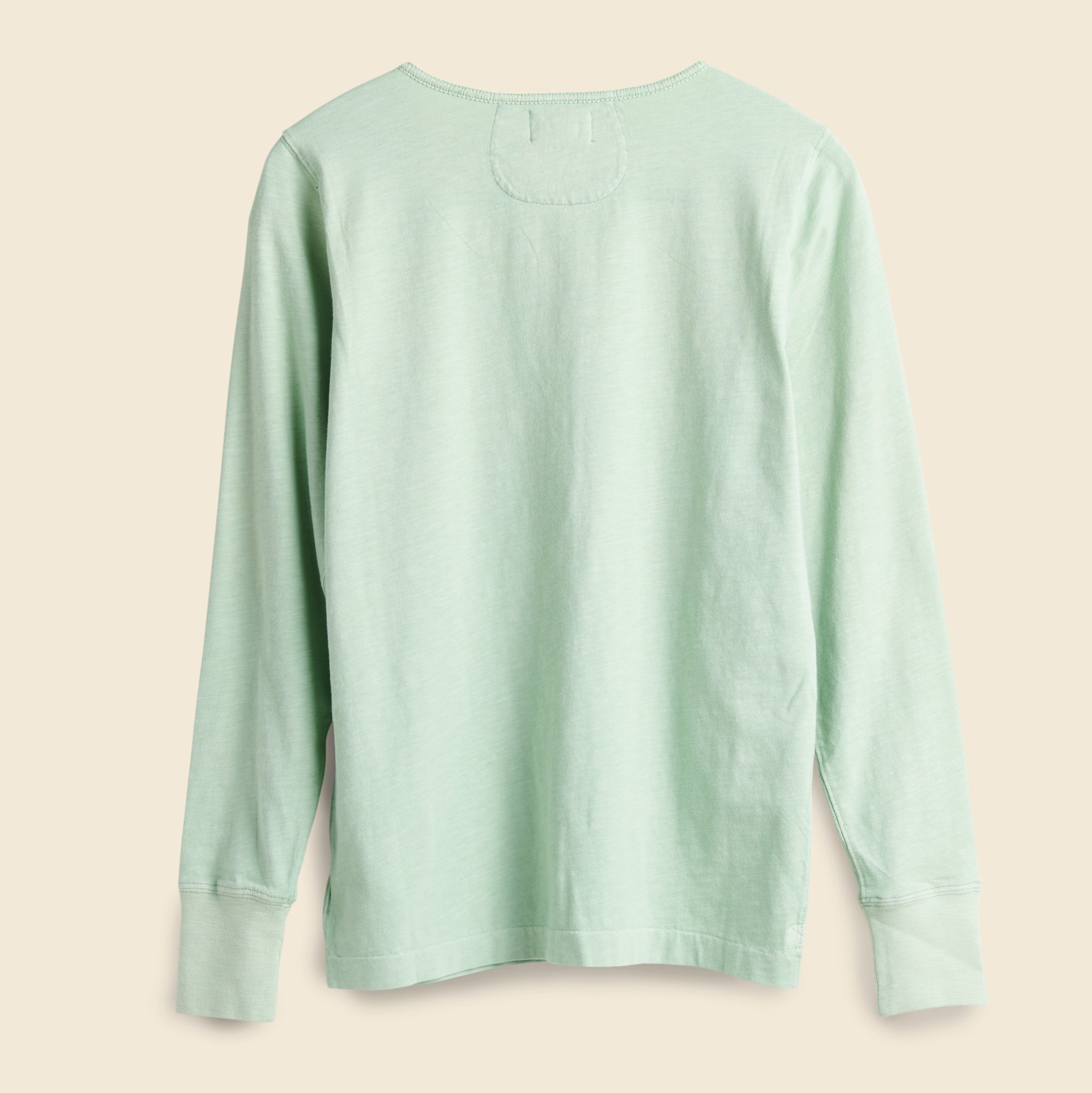 
                          Embroidered Cotton Henley - Seafoam - RRL - STAG Provisions - W - Tops - L/S Knit
                        