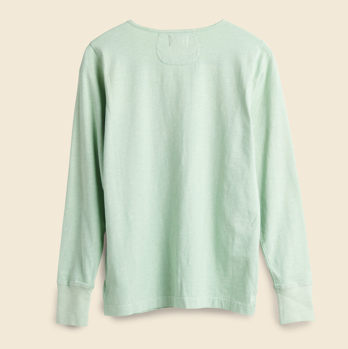 Embroidered Cotton Henley - Seafoam - RRL - STAG Provisions - W - Tops - L/S Knit