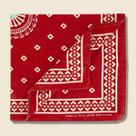 Leeland Bandana - Faded Red/Multi - RRL - STAG Provisions - Accessories - Bandanas