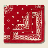 Leeland Bandana - Faded Red/Multi - RRL - STAG Provisions - Accessories - Bandanas