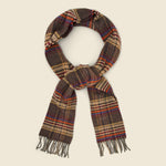 Hayes Plaid Wool Scarf - Olive  Plaid/Multi - RRL - STAG Provisions - Accessories - Scarves