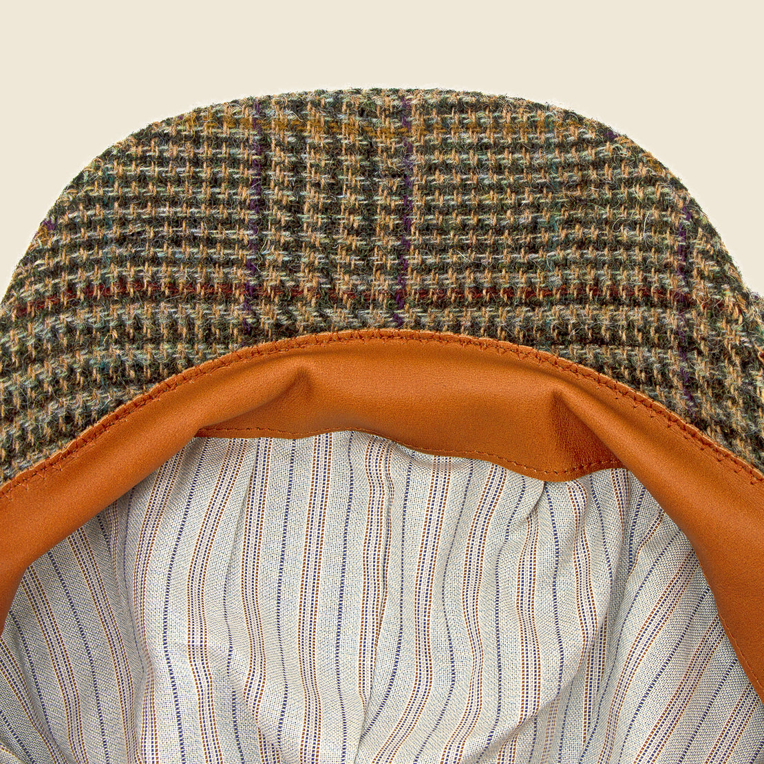 Tweed Newsboy Cap - Brown - RRL - STAG Provisions - Accessories - Hats