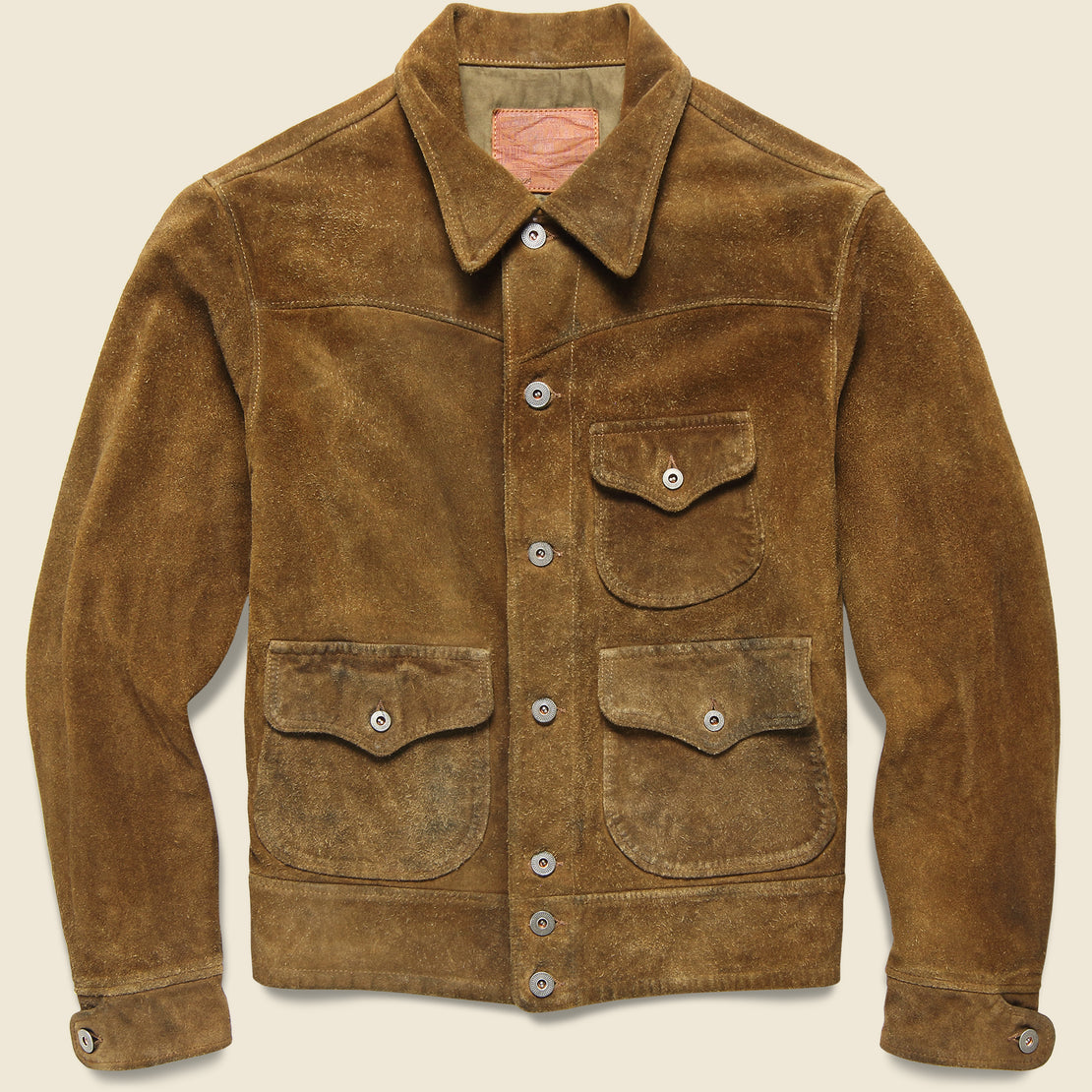 Men Tan Brown Suede Jacket, Tan Suede Leather Jacket | RebelsMarket