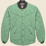 Helston Quilted Jacket - Vintage Turquoise - RRL - STAG Provisions - Outerwear - Coat / Jacket