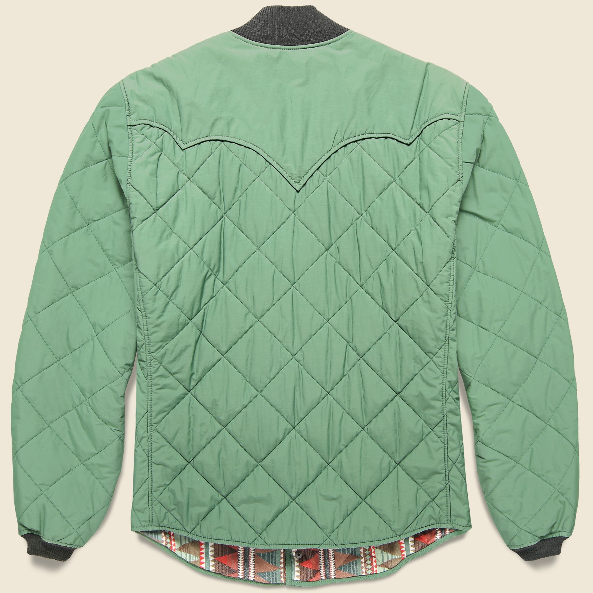 Helston Quilted Jacket - Vintage Turquoise - RRL - STAG Provisions - Outerwear - Coat / Jacket