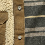Denim Grizzly Jacket - Distressed Brown Wash - RRL - STAG Provisions - Outerwear - Coat / Jacket