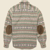 Melton Fair Isle Overshirt - Olive/Multi - RRL - STAG Provisions - Tops - L/S Woven - Overshirt