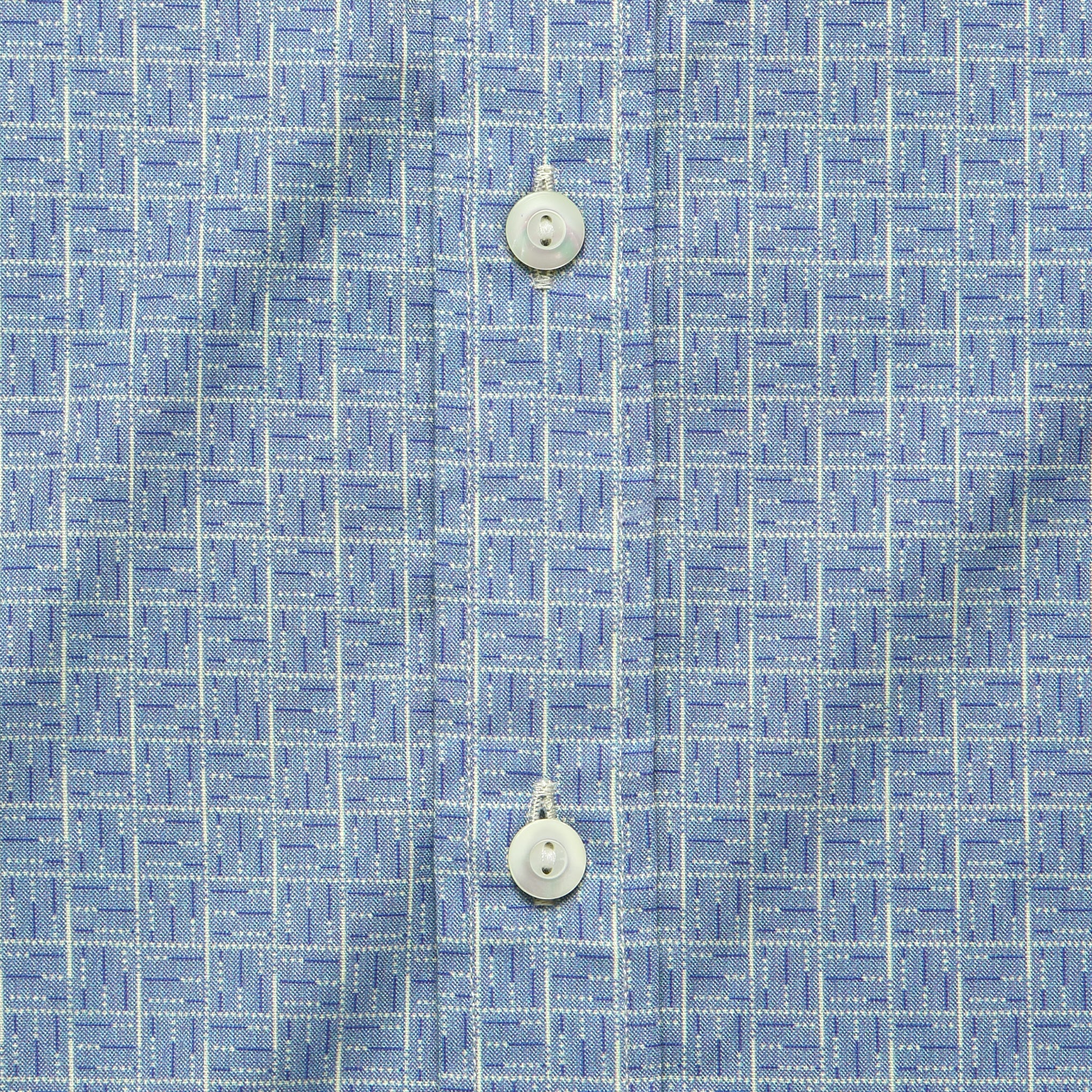 
                          Eli Patterned Dress Shirt - Blue/Cream - RRL - STAG Provisions - Tops - L/S Woven - Other Pattern
                        