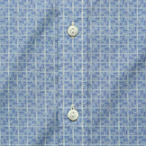 Eli Patterned Dress Shirt - Blue/Cream - RRL - STAG Provisions - Tops - L/S Woven - Other Pattern
