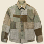 Townsend Tweed Patchwork Quilted Overshirt - Tan/Multi - RRL - STAG Provisions - Tops - L/S Woven - Overshirt