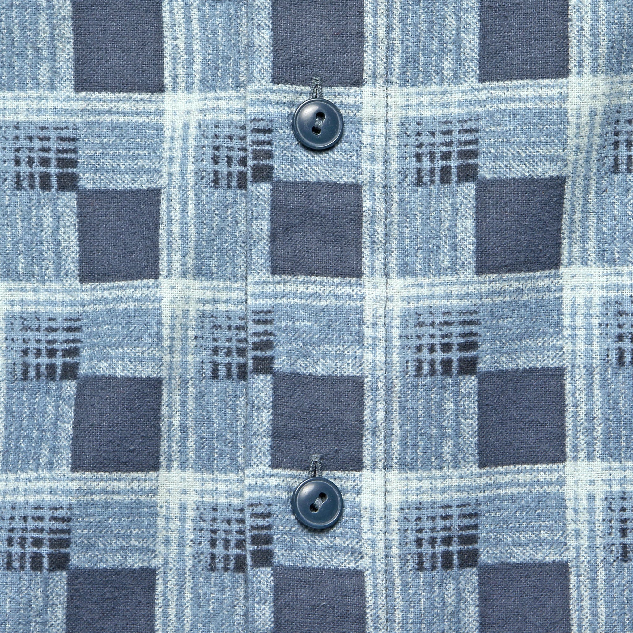 
                          Universal Plaid Flannel Camp Shirt - Dark Blue/Blue - RRL - STAG Provisions - Tops - L/S Woven - Plaid
                        