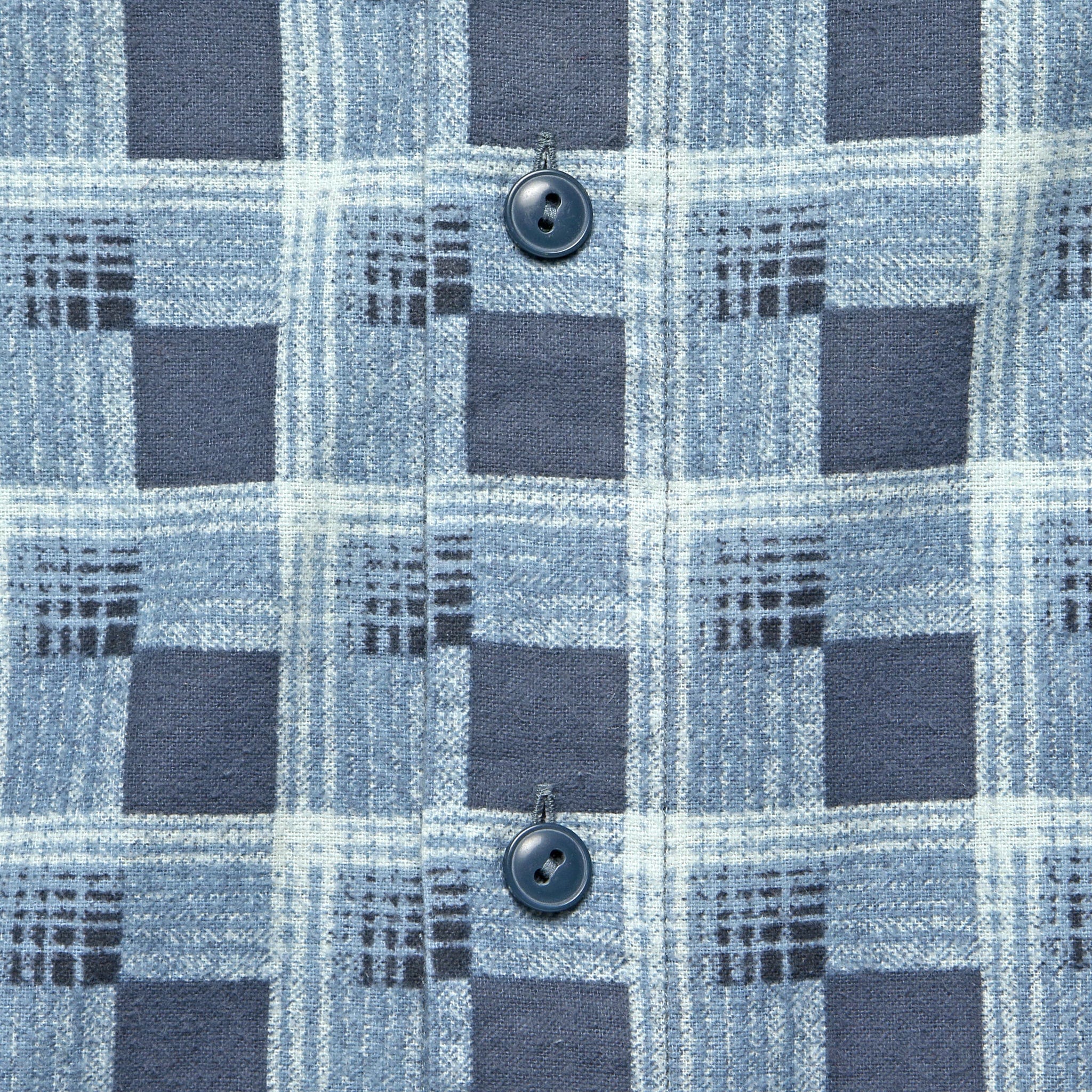 Universal Plaid Flannel Camp Shirt - Dark Blue/Blue - RRL - STAG Provisions - Tops - L/S Woven - Plaid
