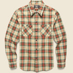 Universal Plaid Crepe Camp Shirt - Cream/Multi - RRL - STAG Provisions - Tops - L/S Woven - Plaid