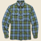 Mercer Plaid Workshirt - Blue/Multi - RRL - STAG Provisions - Tops - L/S Woven - Plaid