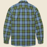 Mercer Plaid Workshirt - Blue/Multi - RRL - STAG Provisions - Tops - L/S Woven - Plaid